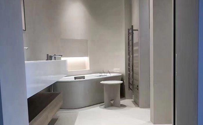 微水泥效果圖，微水泥裝修有什么特點？